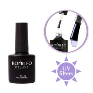 Komilfo No Wipe Rubber Top - топ для гель-лака без липкого слоя с УФ-фильтрами, 8 мл