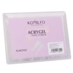 Komilfo Top Nail Forms, Almond - Top Nail Forms, Almond, 120 Pieces