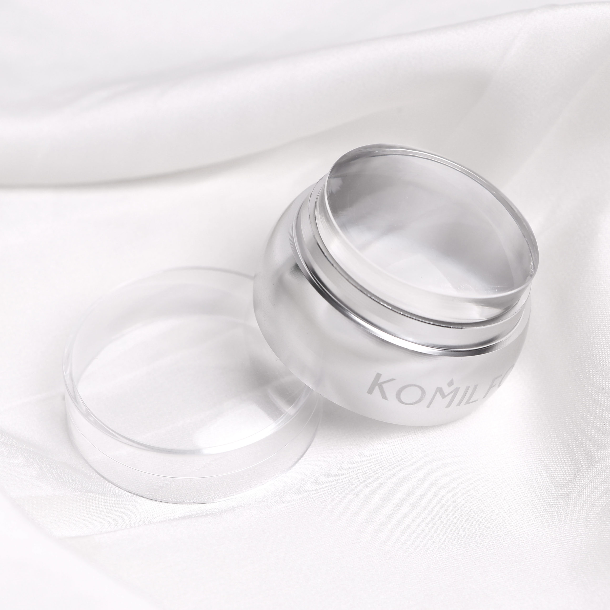 Gallery image of Komilfo stamp and scraper (transparent) 5*7 cm