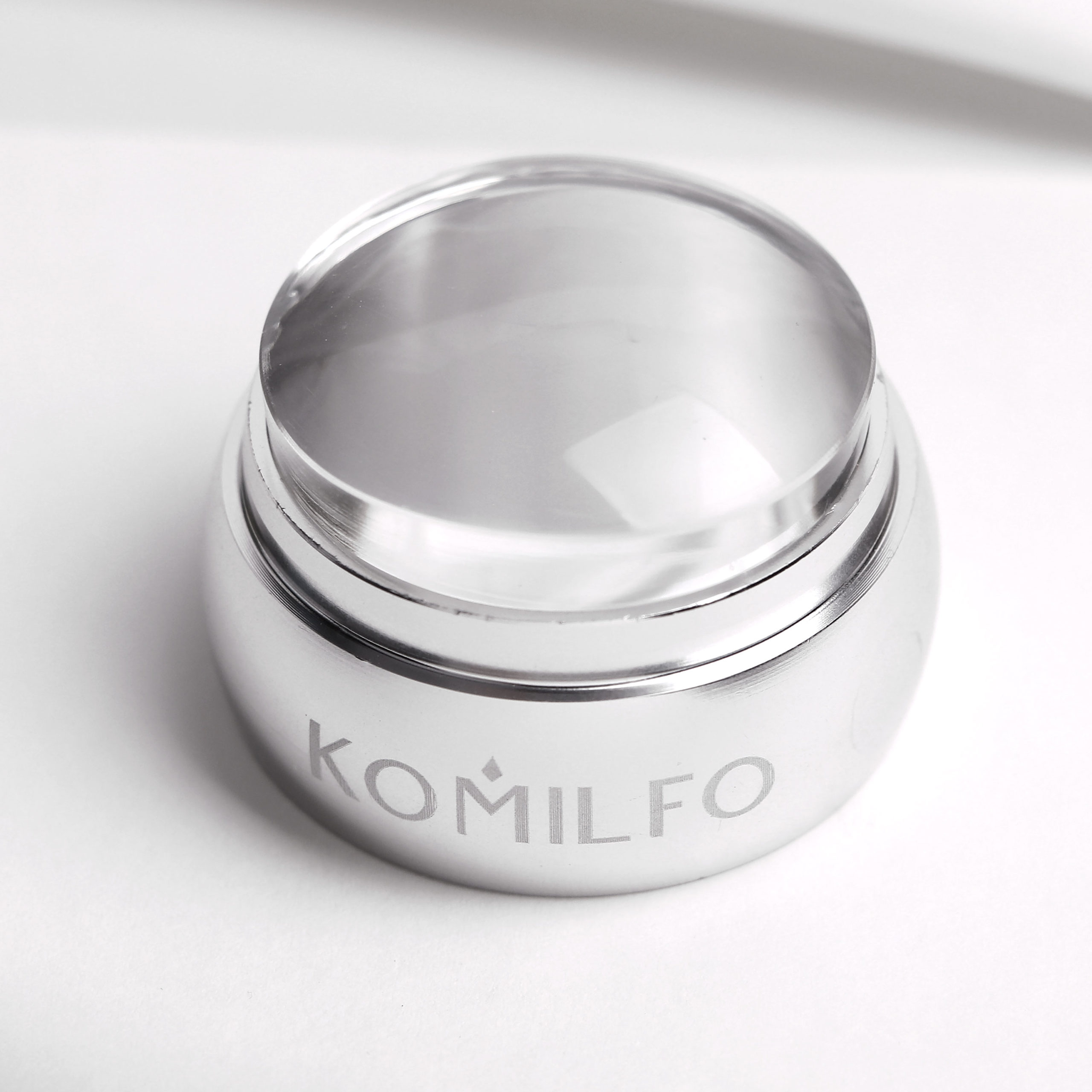 Gallery image of Komilfo stamp and scraper (transparent) 5*7 cm