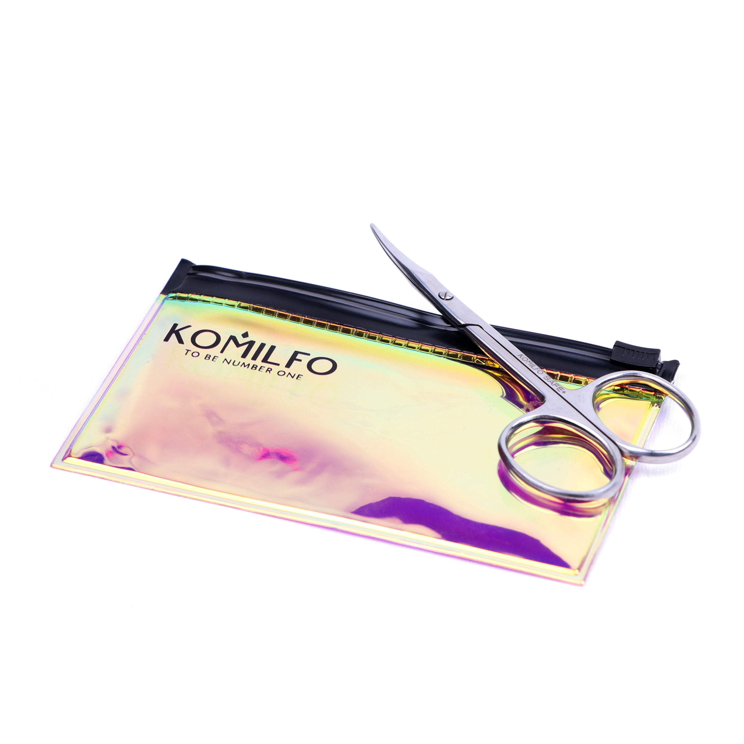 Gallery image of Komilfo SAFE + safety nail scissors, 22 mm, in dichroic case