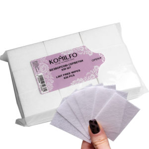 Komilfo безворсові серветки, 630 шт