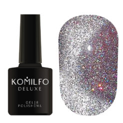Komilfo Luminous Cat Eye 001 (бежево-рожевий, магнітний, світловідбиваючий), 8 мл