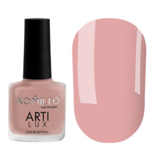 Komilfo ArtiLux 009 nail polish (pink-salmon, enamel), 8 ml