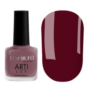 Komilfo ArtiLux 023 nail polish (burgundy, enamel), 8 ml