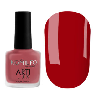Komilfo ArtiLux 022 nail polish (classic red, enamel), 8 ml