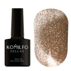 Gel Polish Komilfo Luminous Cat Eye 004 (bronze, magnetic, reflective), 8 ml