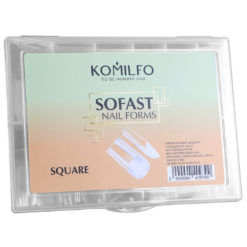 Komilfo SoFast Nail Forms Square, 240 pcs