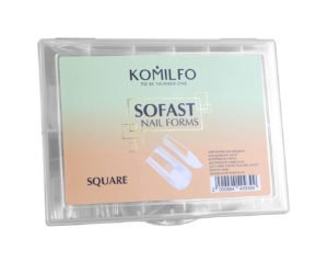 Komilfo SoFast Nail Forms Square, 240 шт