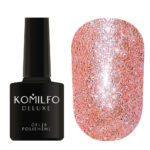 Komilfo Liquid Glam Gel LGG007 (насыщенный розовый, блестки), 8 мл