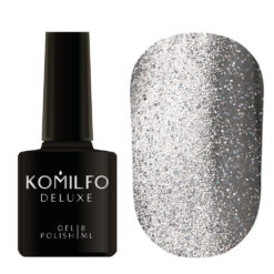 Gel Polish Komilfo Fairytale Cat Eye 001 (silver, magnetic, reflective), 8 ml