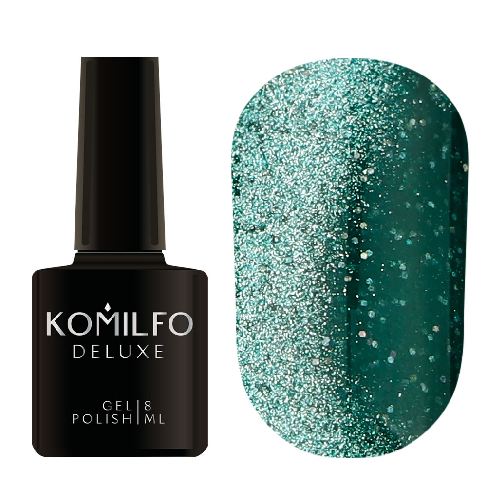 Komilfo Fairytale Cat Eye 006 (ніжно-зелений, магнітний, світловідбиваючий), 8 мл