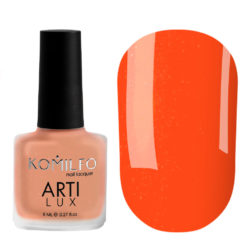 Komilfo ArtiLux 035 nail polish (orange, with shimmer), 8 ml