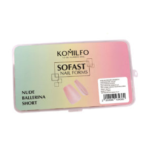 Komilfo SoFast Nail Forms Nude Ballerina Short, 360 шт