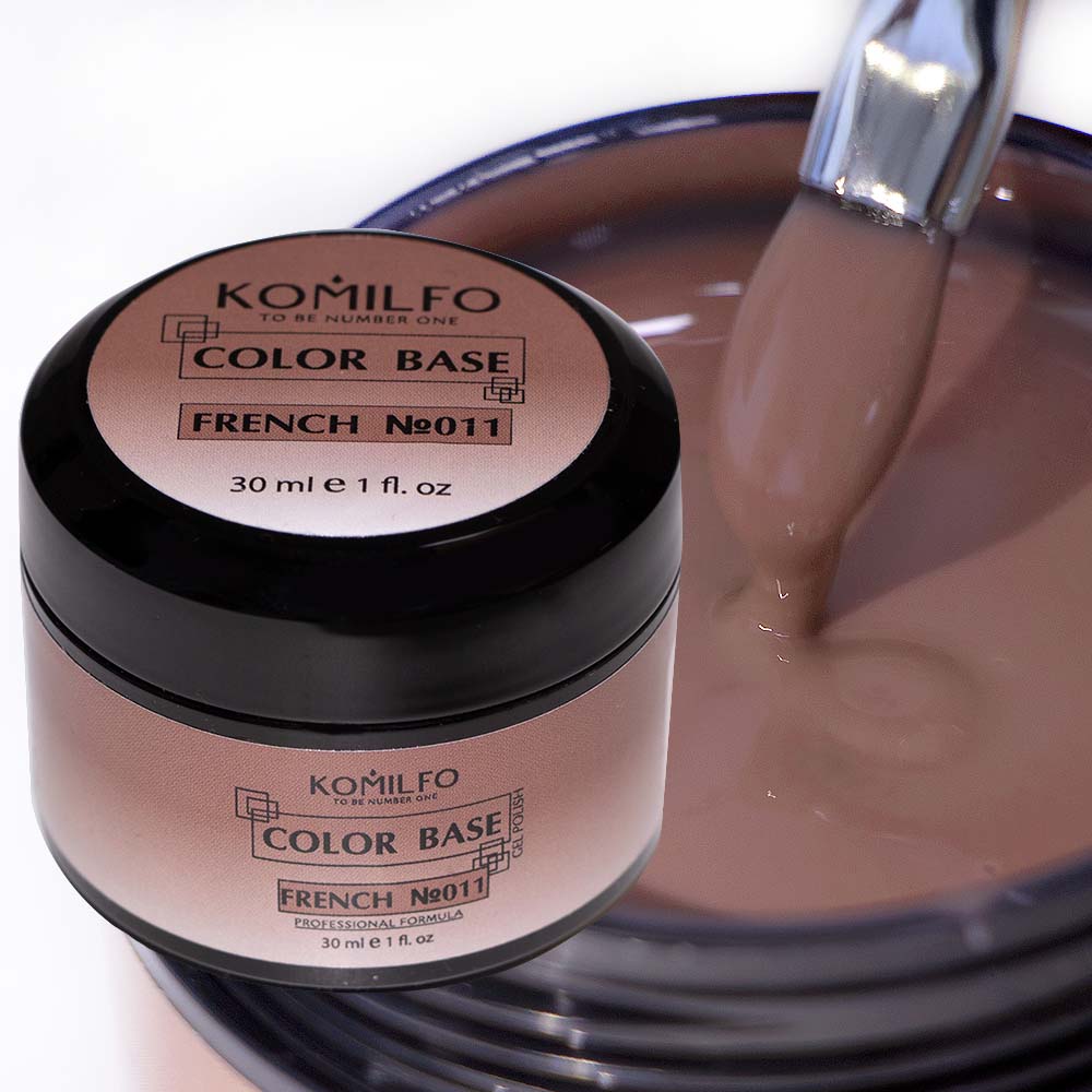 Komilfo Color Base French 011, 30 мл (гель-банка)