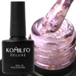 Komilfo Glassy Base GB006 (light pink with flakes), 8 ml