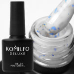 Komilfo Potal Base P009 (молочный с синей и золотой поталью), 8 мл