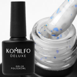 Komilfo Potal Base P009 (молочный с синей и золотой поталью), 8 мл