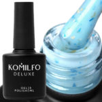Komilfo Potal Base P010 (голубой с синей и золотой поталью), 8 мл
