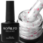 Komilfo Potal Base P018 (белый с розовой и черной поталью) , 8 мл