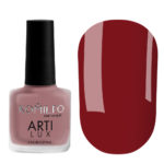 Komilfo ArtiLux Lady in Red 004 nail polish (maroon red, enamel), 8 ml