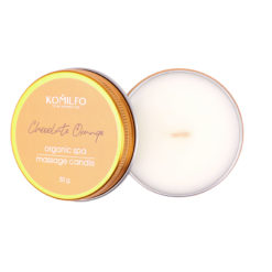 Масажна свічка Komilfo Massage Candle - Chocolate Orange, 30 g