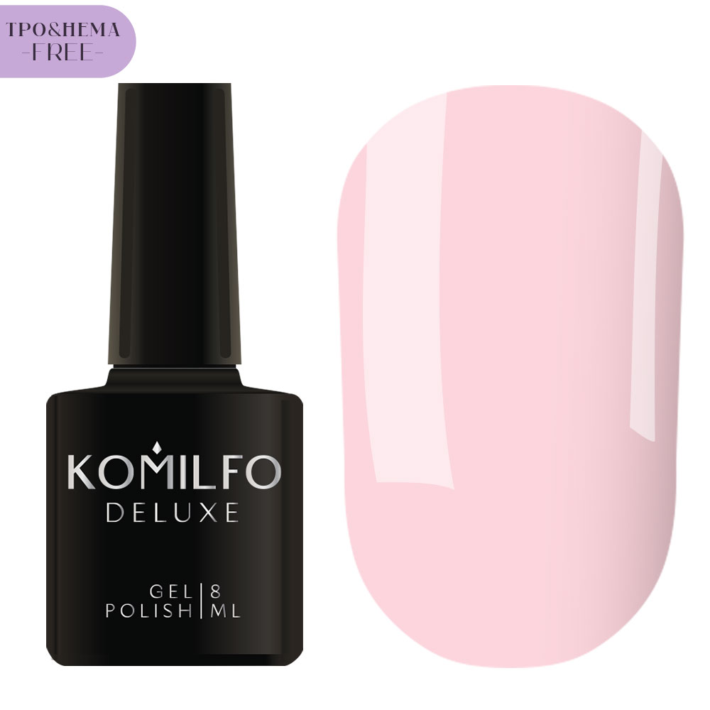 Гель-лак Komilfo Deluxe Series №D027 HEMA/TPO free, 8 мл